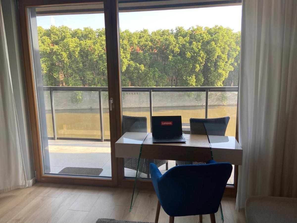 Apartament Studio Z Widokiem Na Odre Bulwary Ksiazece Wrocław Eksteriør bilde