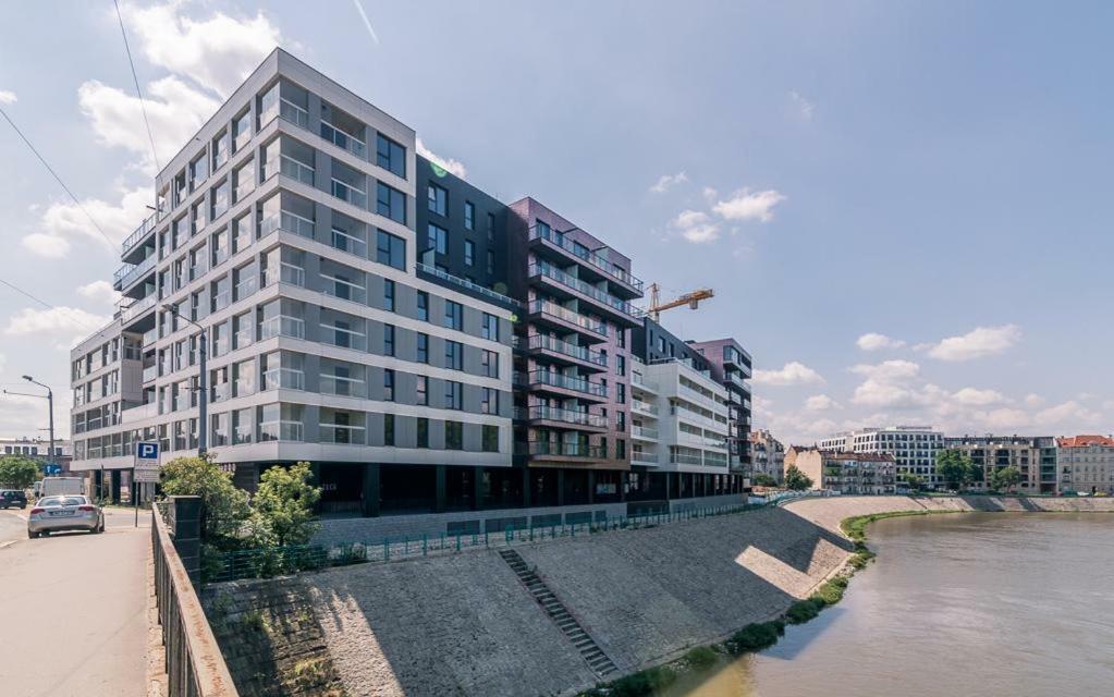 Apartament Studio Z Widokiem Na Odre Bulwary Ksiazece Wrocław Eksteriør bilde